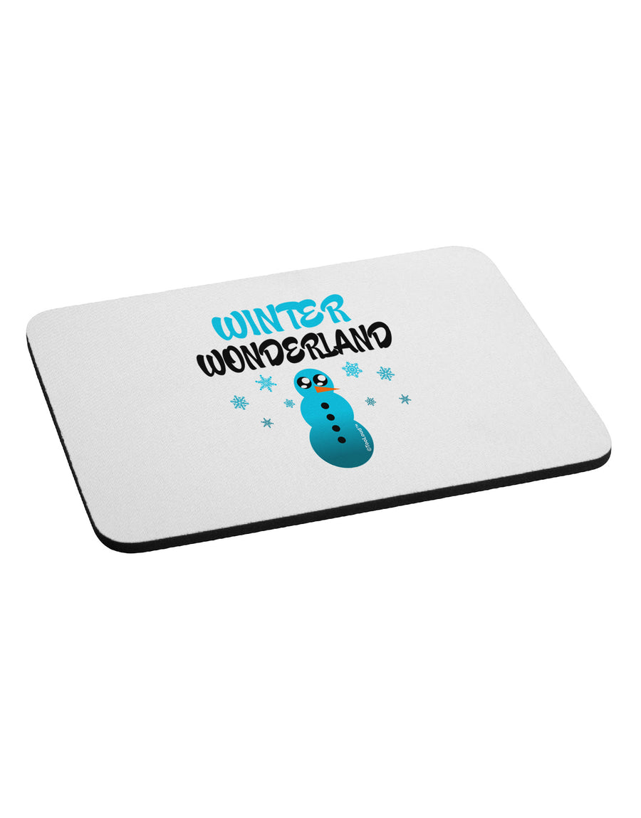 Winter Wonderland Snowman Mousepad-TooLoud-White-Davson Sales