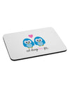 Owl Always Love You - Blue Owls Mousepad by TooLoud-TooLoud-White-Davson Sales