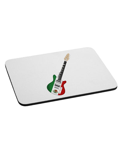 Mexican Flag Guitar Design Mousepad by TooLoud-TooLoud-White-Davson Sales