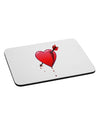 Shot Through the Heart Bleeding Mousepad by TooLoud-TooLoud-White-Davson Sales