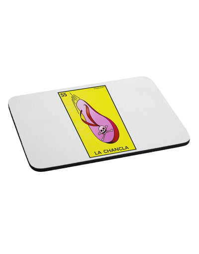 La Chancla Loteria Solid Mousepad by TooLoud-TooLoud-White-Davson Sales