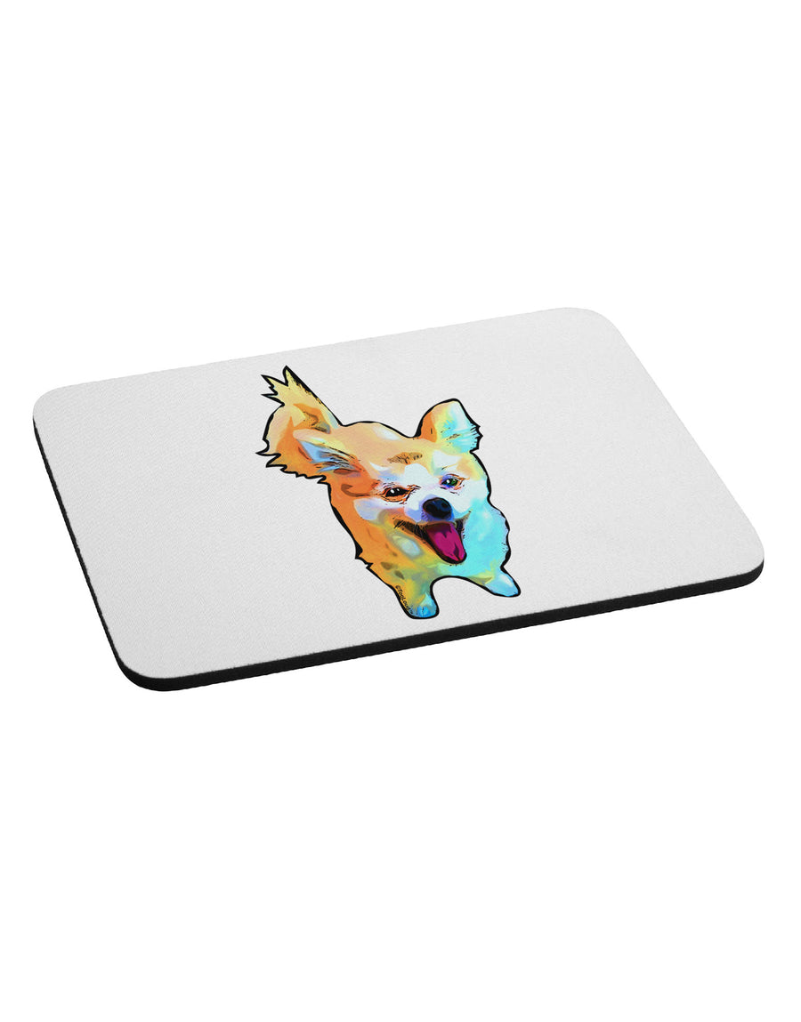 Cartoon Pomeranian Mousepad-TooLoud-White-Davson Sales