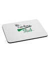 Drive Stick Green Mousepad-TooLoud-White-Davson Sales