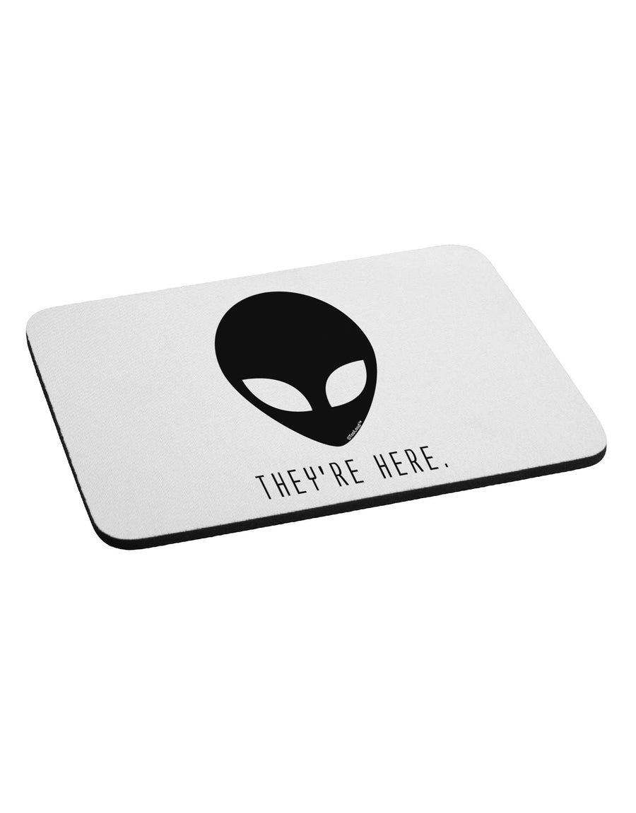 Alien They Are Here Mousepad-TooLoud-White-Davson Sales