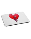 Crumbling Broken Heart Mousepad by TooLoud-TooLoud-White-Davson Sales