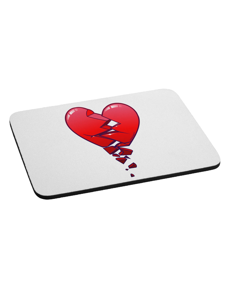 Crumbling Broken Heart Mousepad by TooLoud