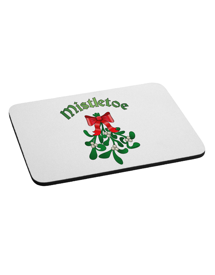 Christmas Kiss Mistletoe Mousepad-TooLoud-White-Davson Sales