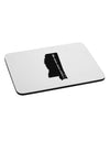 Mississippi - United States Shape Mousepad-TooLoud-White-Davson Sales