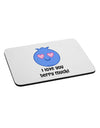 I Love You Berry Much Mousepad by TooLoud-TooLoud-White-Davson Sales