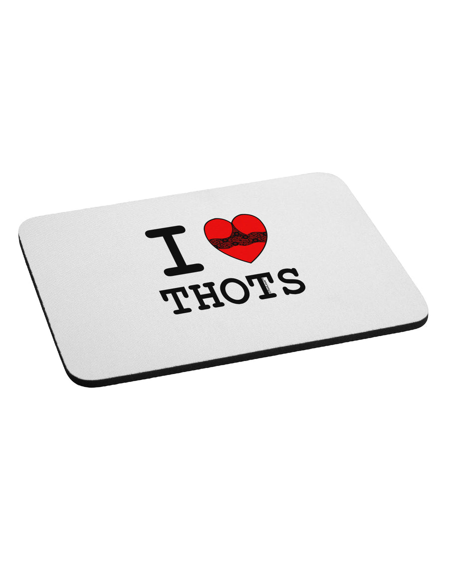 I Love Heart THOTS Mousepad-TooLoud-White-Davson Sales