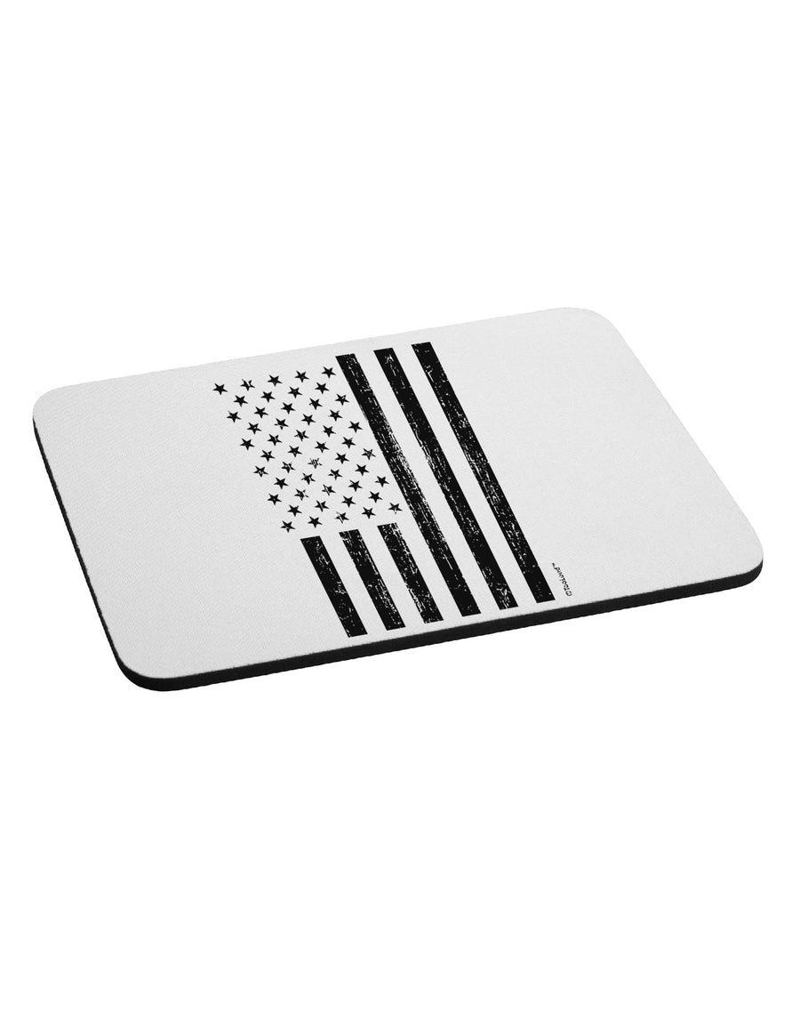 Stamp Style American Flag - Distressed Mousepad by TooLoud-TooLoud-White-Davson Sales