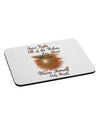 The Moon Herself Howls Mousepad-TooLoud-White-Davson Sales