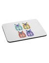 Geometric Wolf Head Pop Art Mousepad by TooLoud-TooLoud-White-Davson Sales