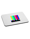 Color Bars Test Signal Mousepad-TooLoud-White-Davson Sales