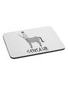 Greek Mythology Centaur Design - Grayscale - Text Mousepad by TooLoud-TooLoud-White-Davson Sales