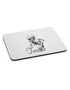 Taurus Illustration Mousepad-TooLoud-White-Davson Sales