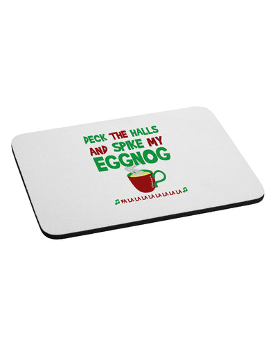 Spike My Eggnog Mousepad-TooLoud-White-Davson Sales