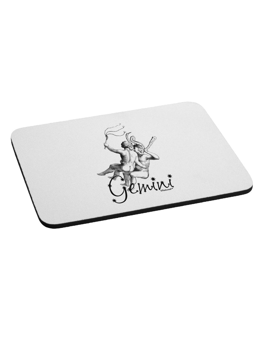 Gemini Illustration Mousepad-TooLoud-White-Davson Sales