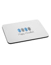 Happy Hanukkah Blue Dreidels Mousepad-TooLoud-White-Davson Sales