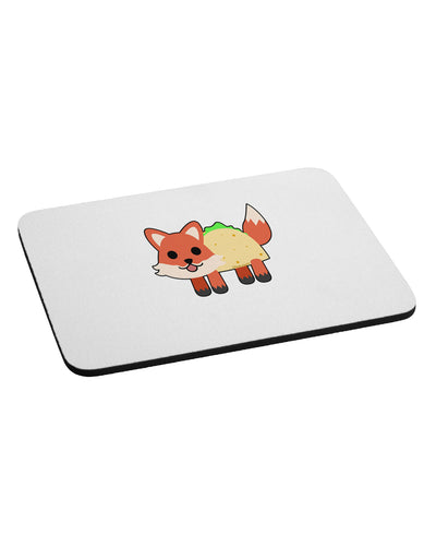 Cute Taco Fox Mousepad-TooLoud-White-Davson Sales