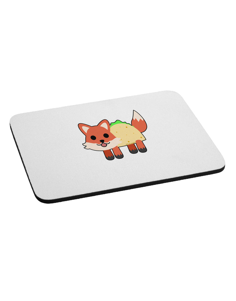 Cute Taco Fox Mousepad-TooLoud-White-Davson Sales