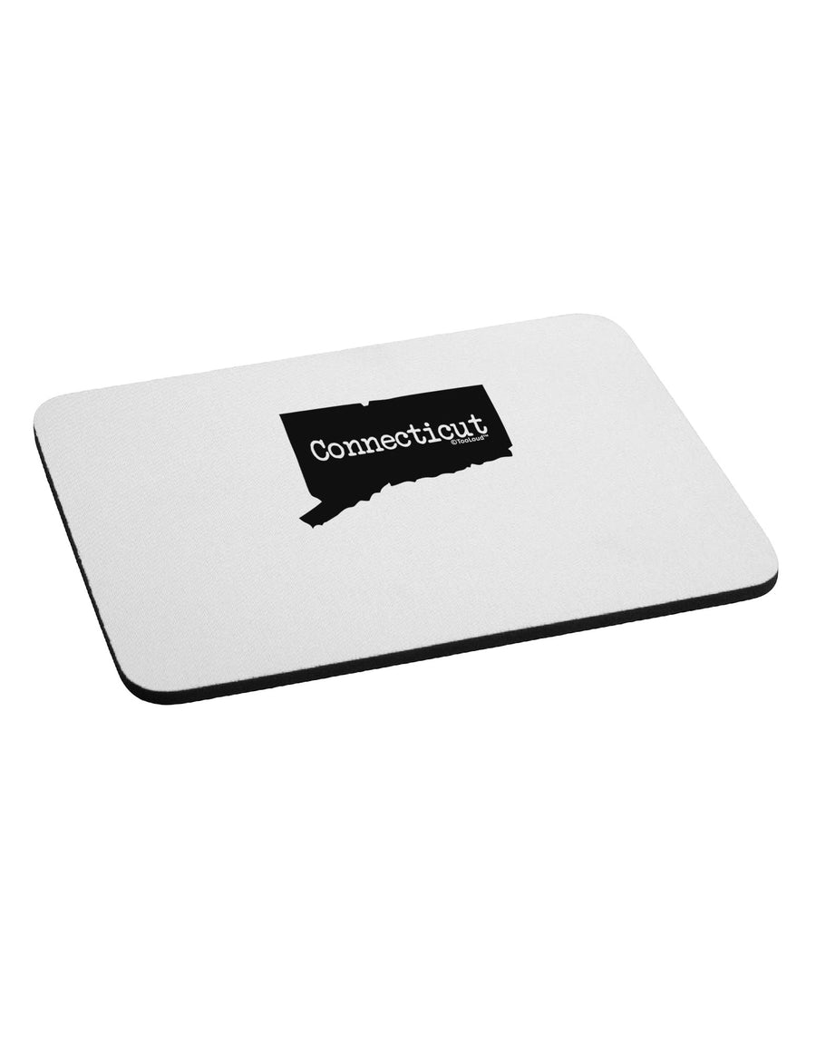 Connecticut - United States Shape Mousepad-TooLoud-White-Davson Sales