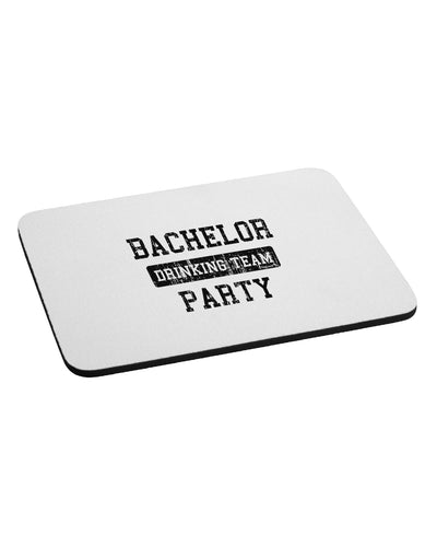 Bachelor Party Drinking Team - Distressed Mousepad-TooLoud-White-Davson Sales