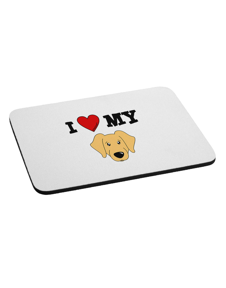 I Heart My - Cute Golden Retriever Dog Mousepad by TooLoud-TooLoud-White-Davson Sales