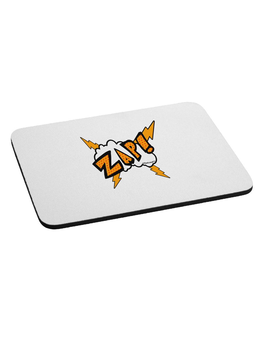 Onomatopoeia ZAP Mousepad-TooLoud-White-Davson Sales