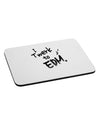 Twerk To EDM BnW Mousepad-TooLoud-White-Davson Sales