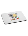 Cute Taco Cat Design Text Mousepad by TooLoud-TooLoud-White-Davson Sales