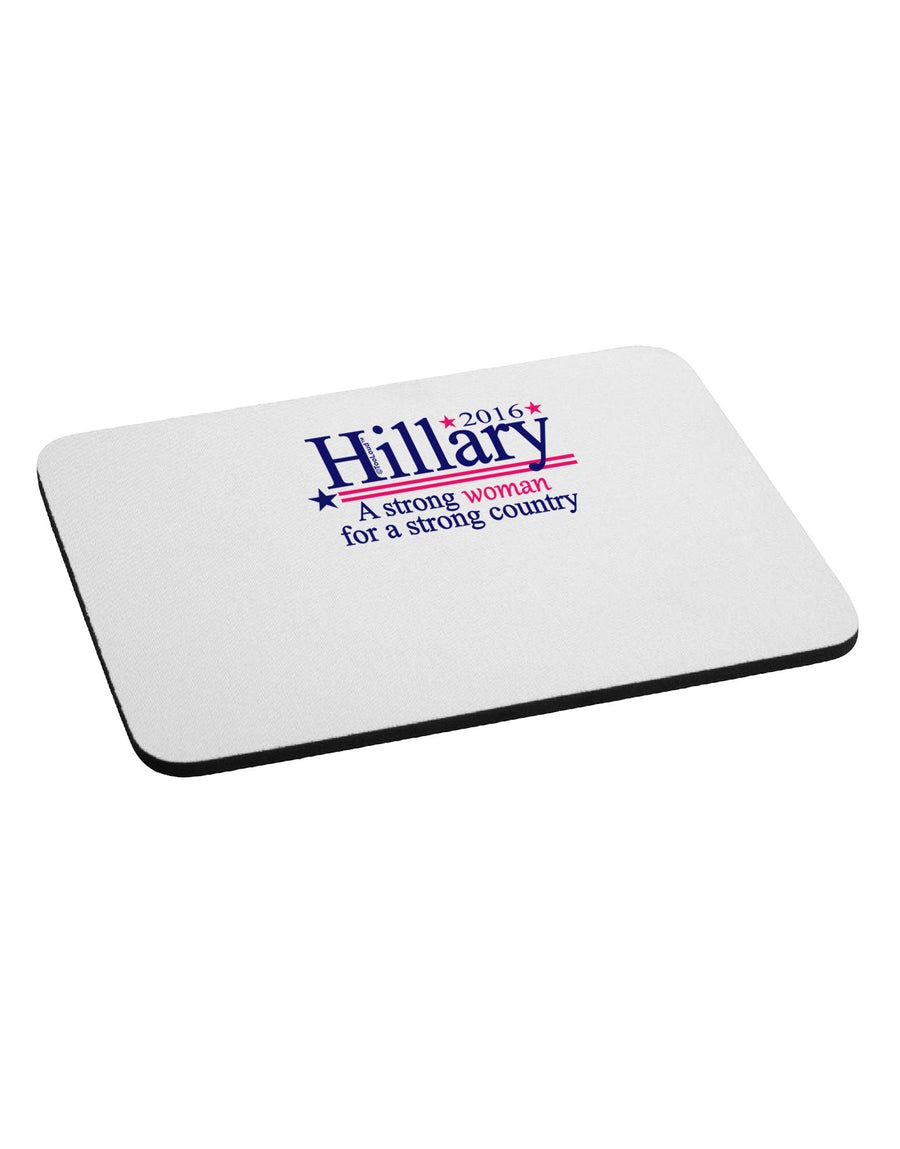 Hillary A Strong Woman Mousepad-TooLoud-White-Davson Sales