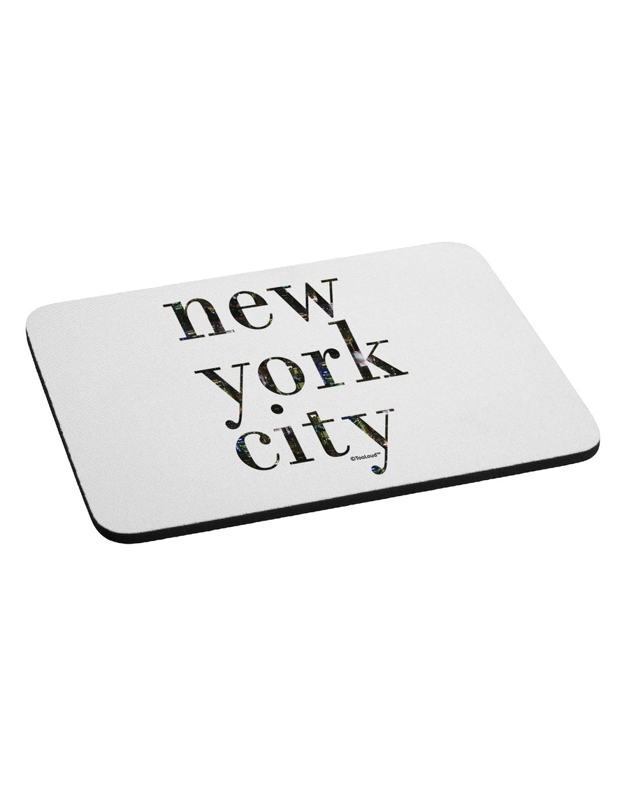 New York City - City Lights Mousepad by TooLoud-TooLoud-White-Davson Sales