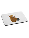 Silly Cartoon Horse Head Mousepad-TooLoud-White-Davson Sales