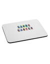 Easter Eggs Happy Easter Mousepad-TooLoud-White-Davson Sales