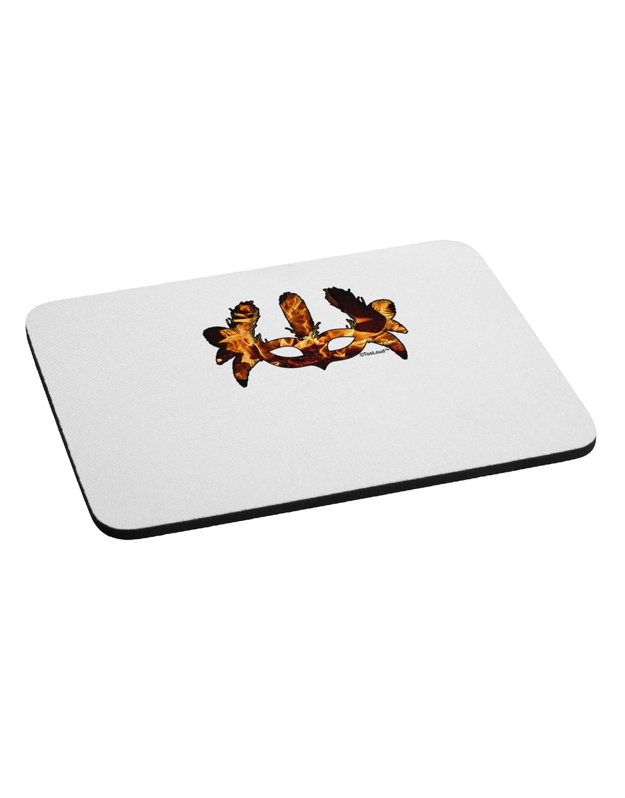 Fire Masquerade Mask Mousepad by TooLoud-TooLoud-White-Davson Sales