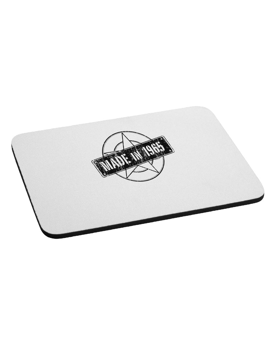 50th Birthday Made In Birth Year 1965 Mousepad-TooLoud-White-Davson Sales