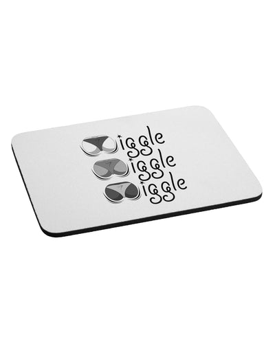 Wiggle Wiggle Wiggle - Twerk Mousepad-TooLoud-White-Davson Sales