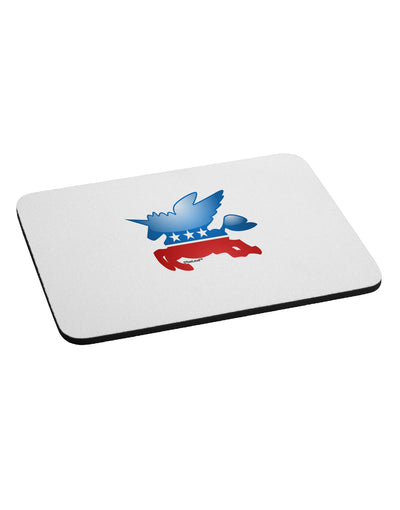 TooLoud Unicorn Political Symbol Mousepad-TooLoud-White-Davson Sales