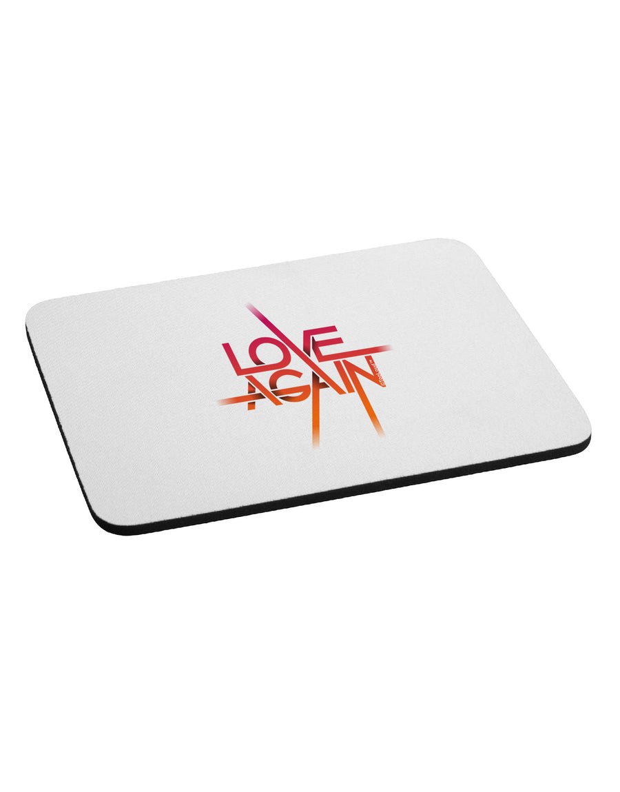 Love Again Typography Mousepad-TooLoud-White-Davson Sales