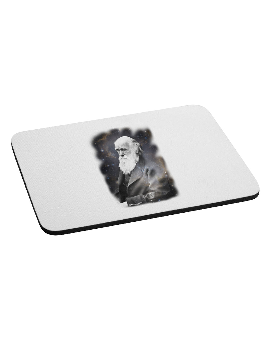 Charles Darwin In Space Mousepad by TooLoud-TooLoud-White-Davson Sales