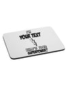 Personalized I'm -Customizable- What's Your Superpower Mousepad-TooLoud-White-Davson Sales