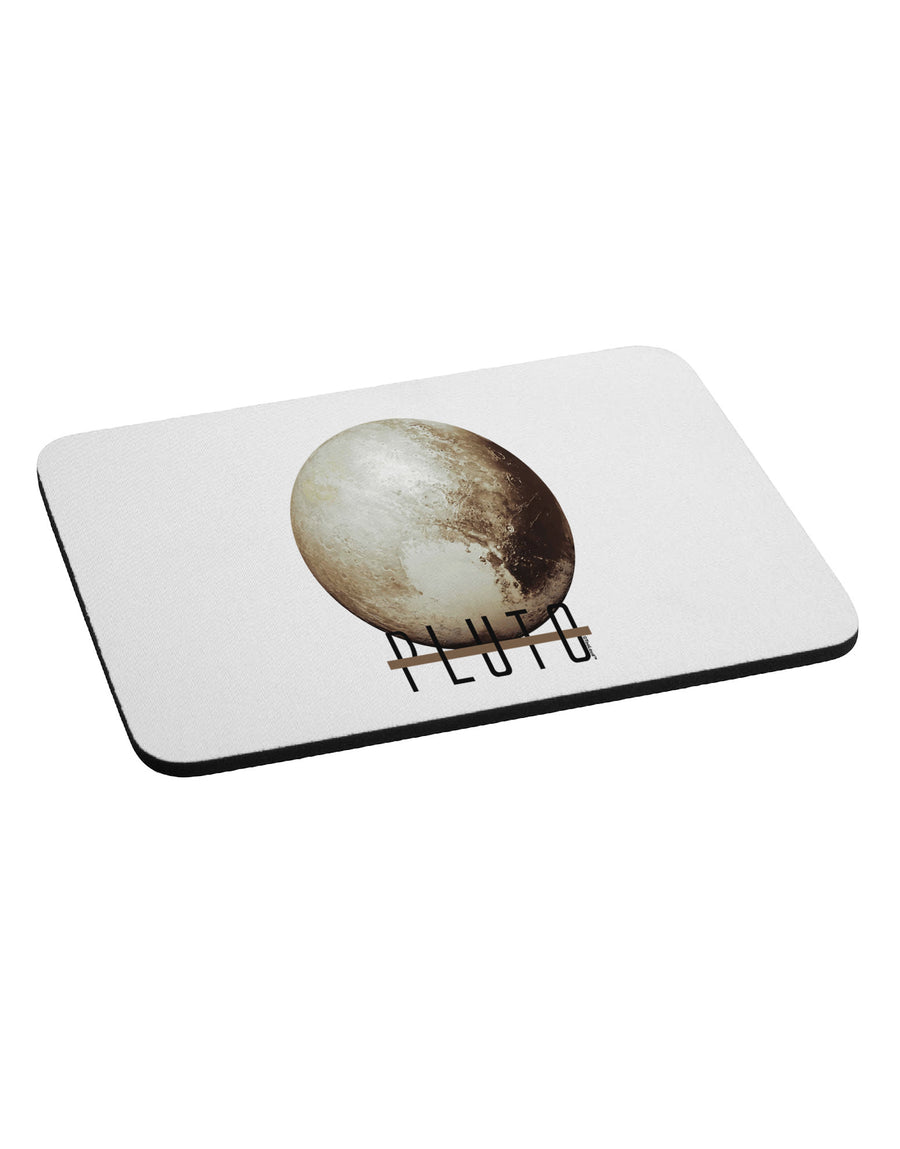 Planet Pluto Text Mousepad by TooLoud-TooLoud-White-Davson Sales