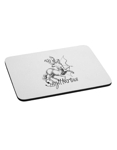 Sagittarius Illustration Mousepad-TooLoud-White-Davson Sales