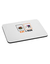 Eat & Run Black Friday Mousepad-TooLoud-White-Davson Sales