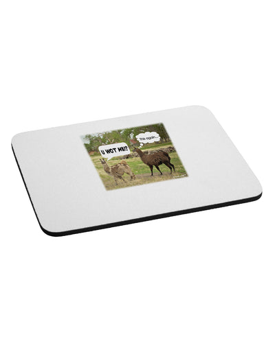 Angry Standing Llamas Mousepad by TooLoud-TooLoud-White-Davson Sales