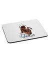 Taurus Color Illustration Mousepad-TooLoud-White-Davson Sales