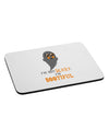 BOOtiful Ghost Orange Mousepad-TooLoud-White-Davson Sales