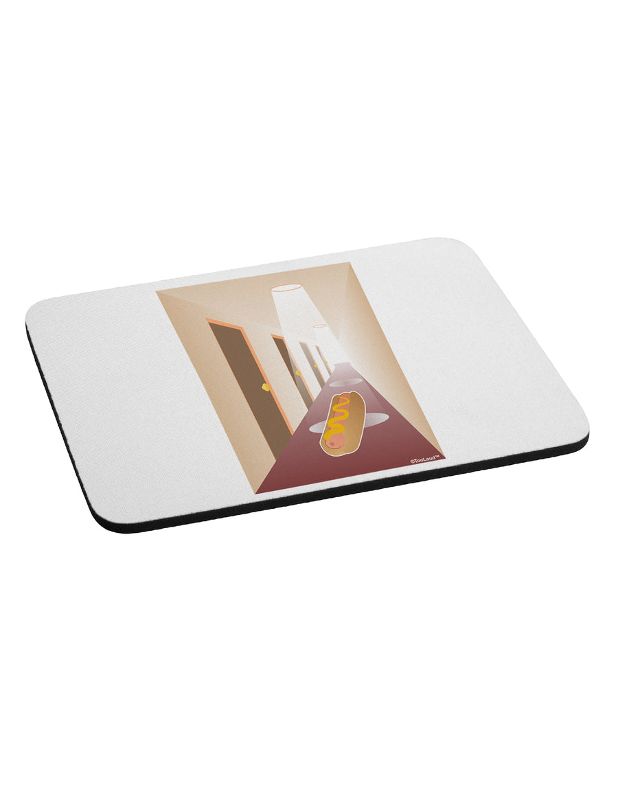 Hotdog in a Hallway Mousepad by TooLoud-TooLoud-White-Davson Sales