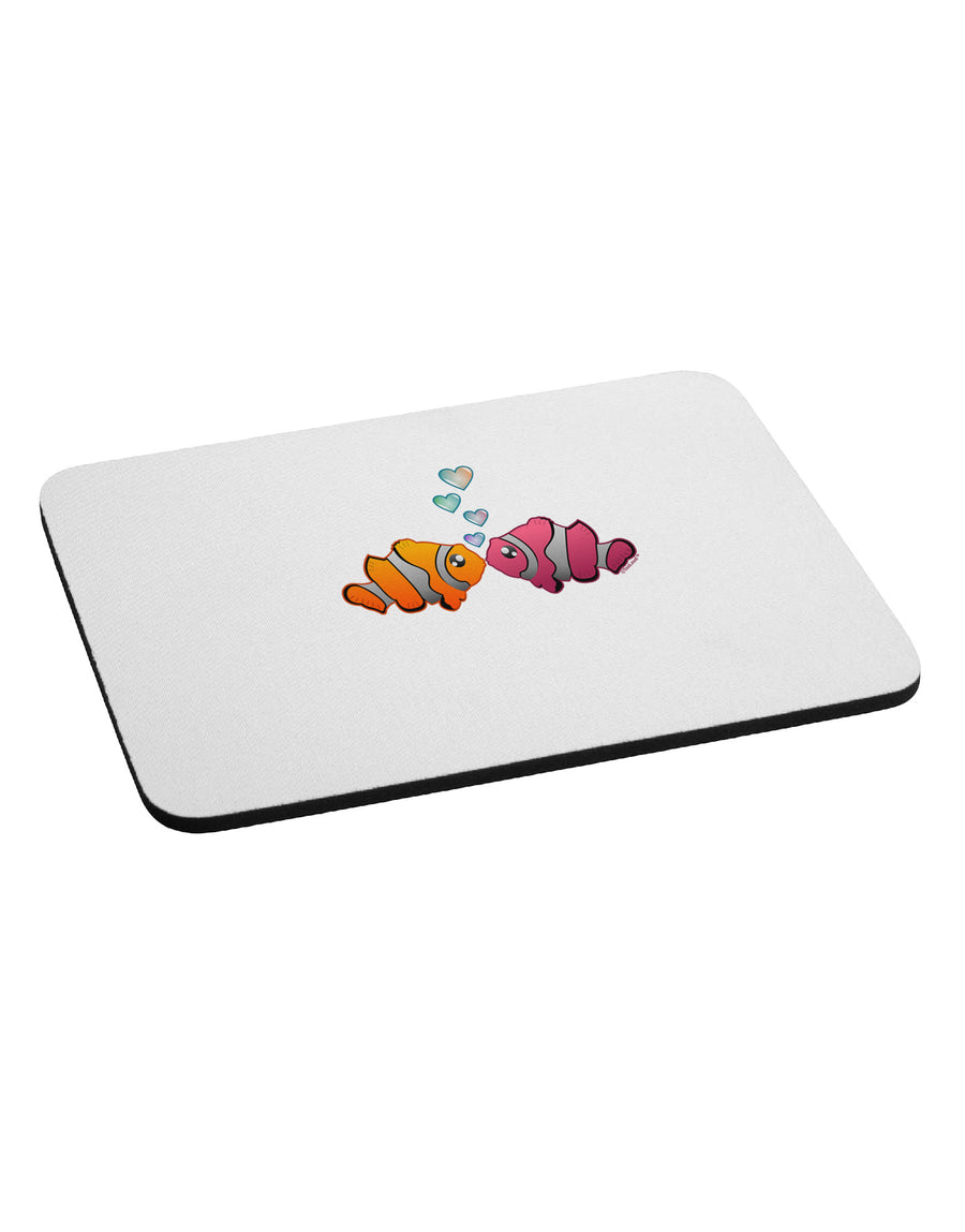 Kissy Clownfish Mousepad-TooLoud-White-Davson Sales